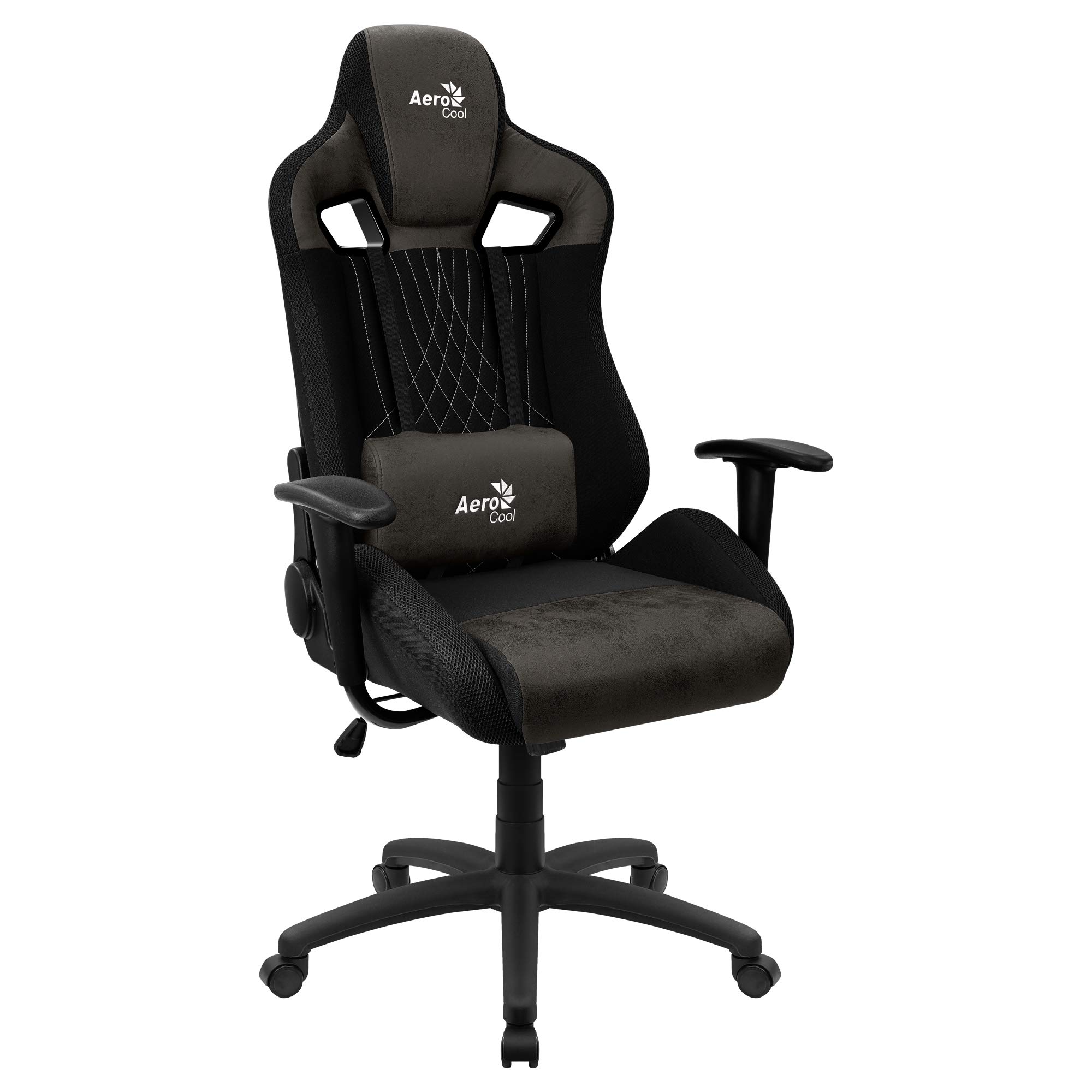 Aerocool EARL AeroSuede Universal-Gamingstuhl Schwarz