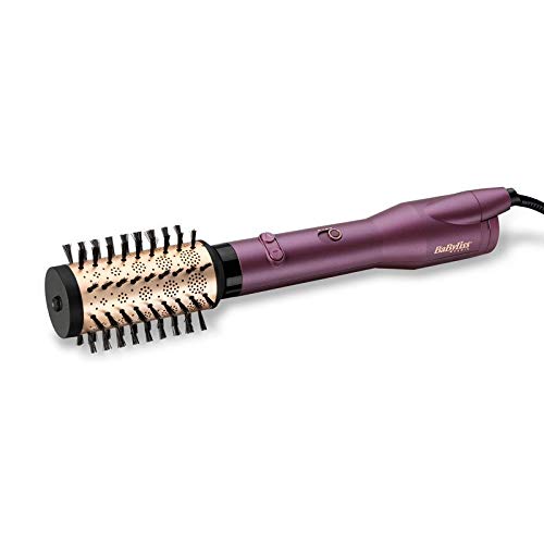 BaByliss AS950E Big Hair Dual Heißluftbürste Warm Schwarz  Roségold  Violett 650 W 2 5 m