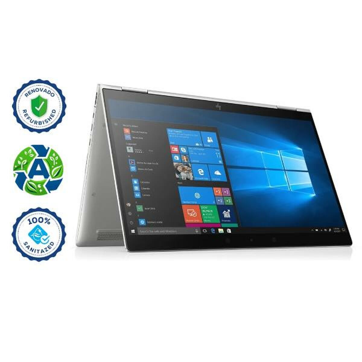 Laptop HP EliteBook X360 13" Intel Core I5-8265U 16 GB RAM 512 GB SSD 256 GB SSD Qwerty Spanisch Neu A