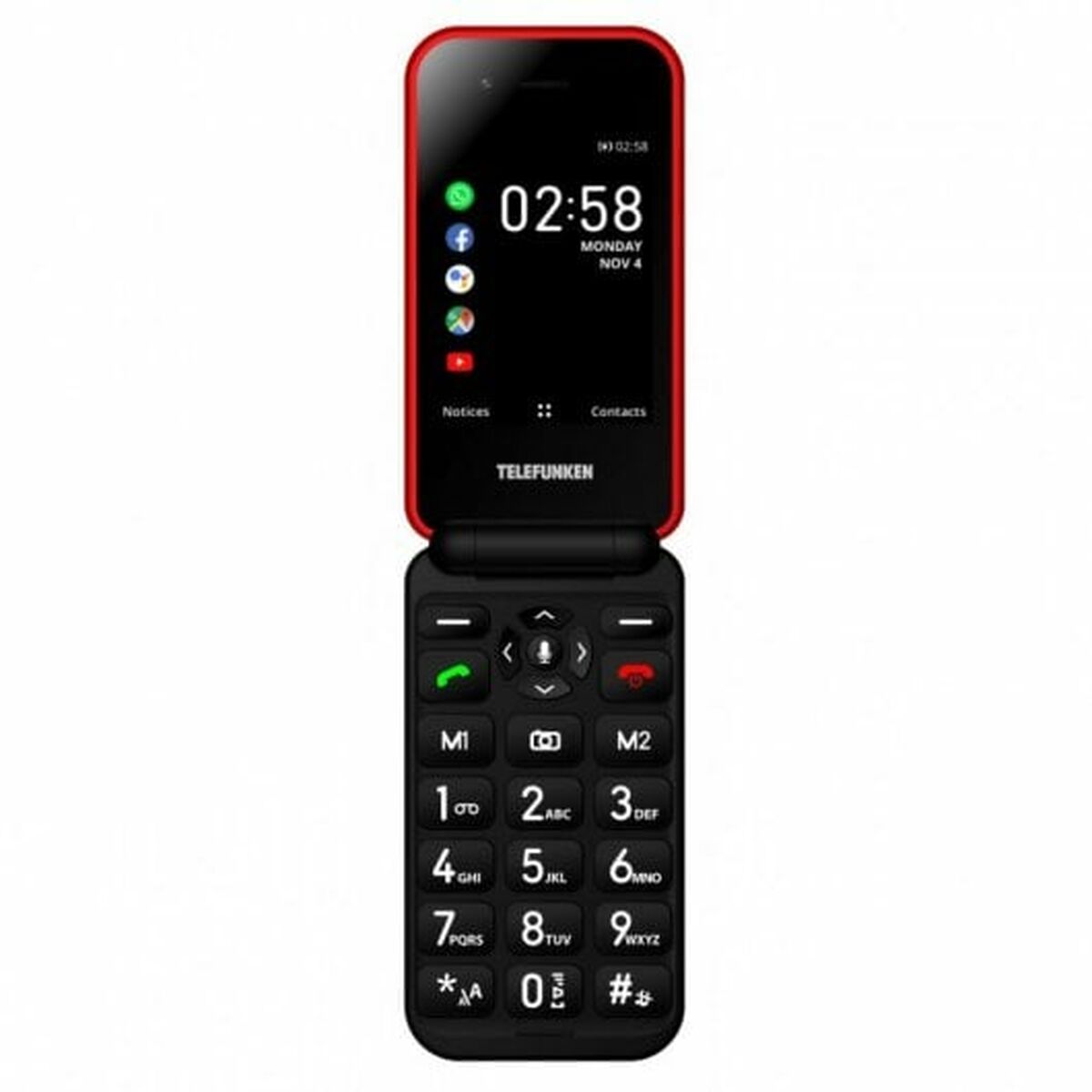 Mobiltelefon Telefunken S740 32 GB Schwarz Bunt Neu A