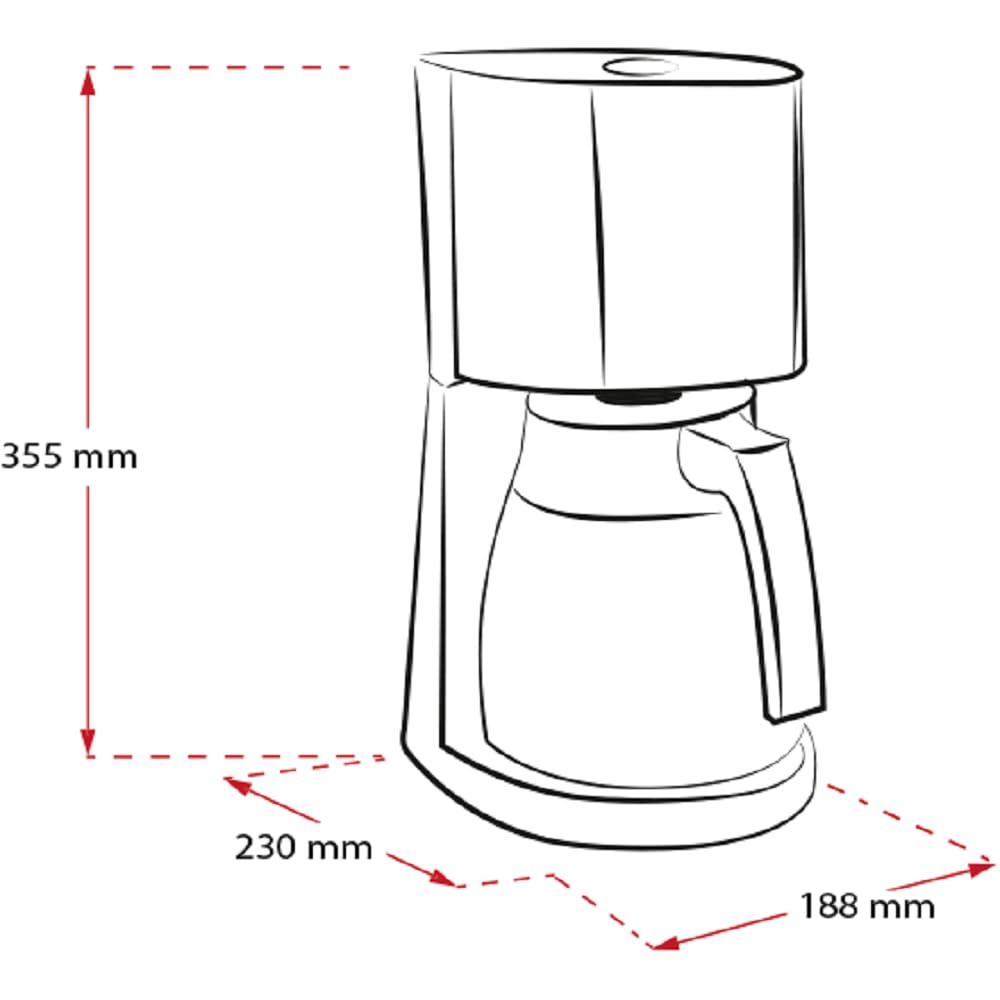 Melitta Enjoy Therm 1017-06 Aufsatz-Espressomaschine Schwarz