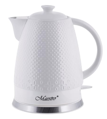Maestro MR-073 Wasserkocher 1 2 l 1200 W Weiß