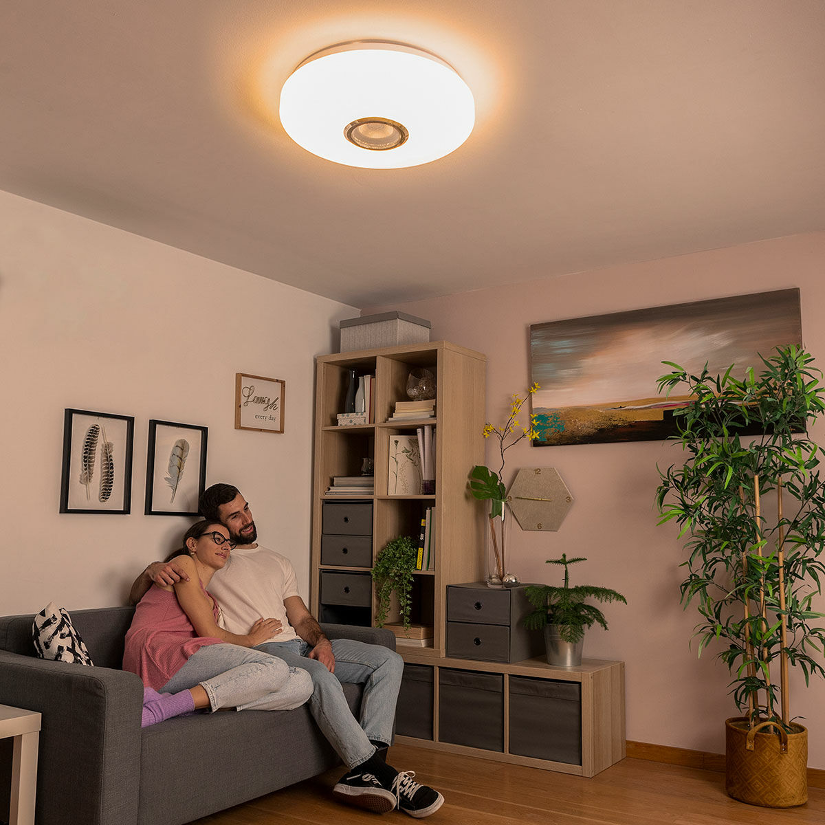LED-Deckenleuchte mit Lautsprecher Lumavox InnovaGoods Neu A