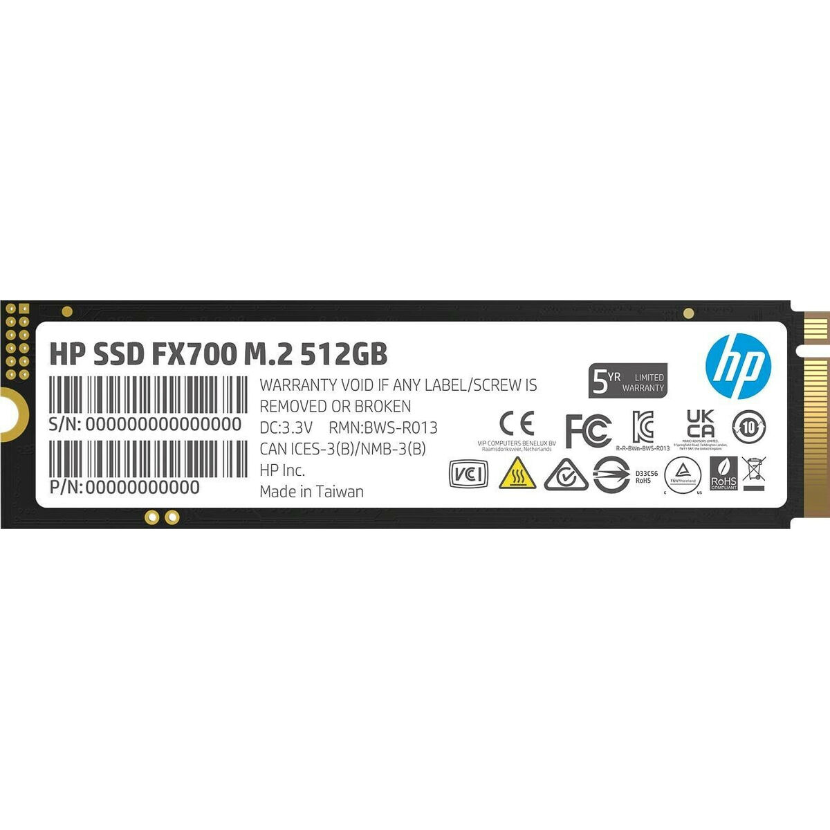 Festplatte HP SSD Neu A