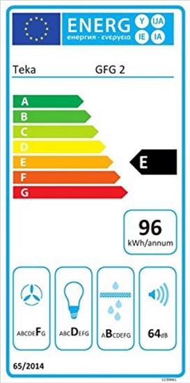 Teka GFG 2 BK Dunstabzugshaube Glas schwarz 40446752