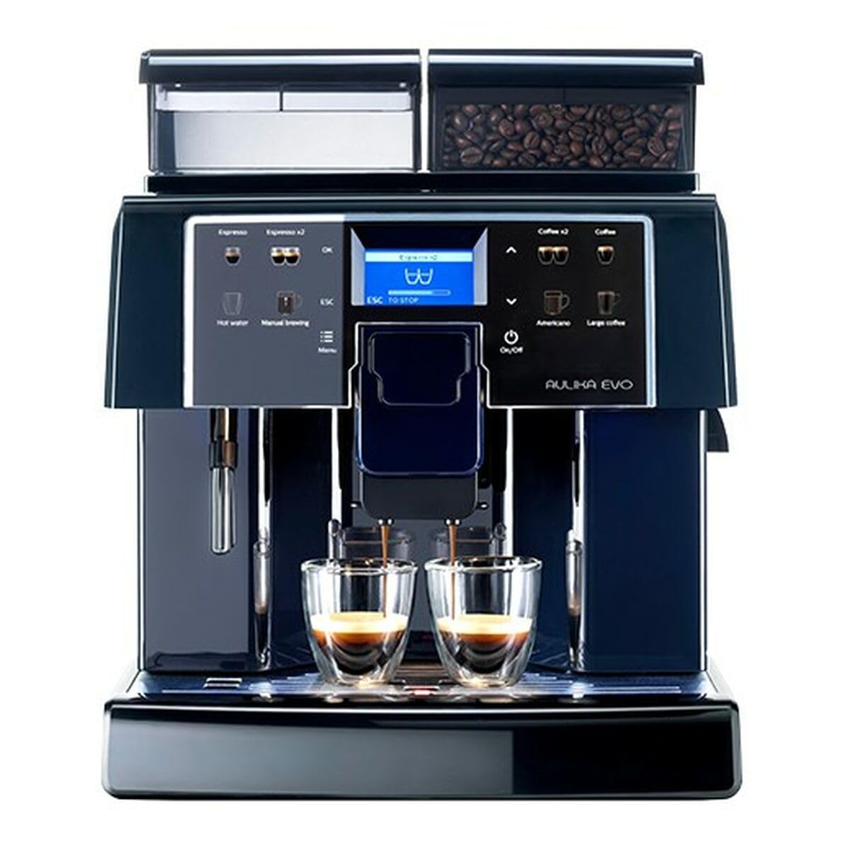 Saeco Aulika EVO Black Vollautomatisch Filterkaffeemaschine 2 51 l