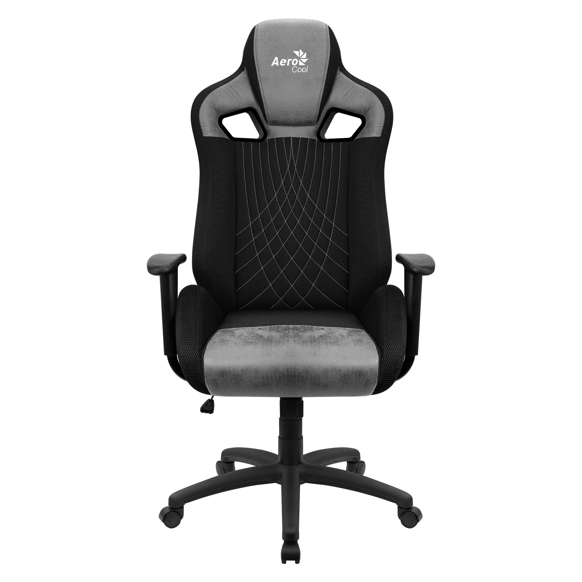 Aerocool EARL AeroSuede Universal-Gamingstuhl Schwarz  Grau