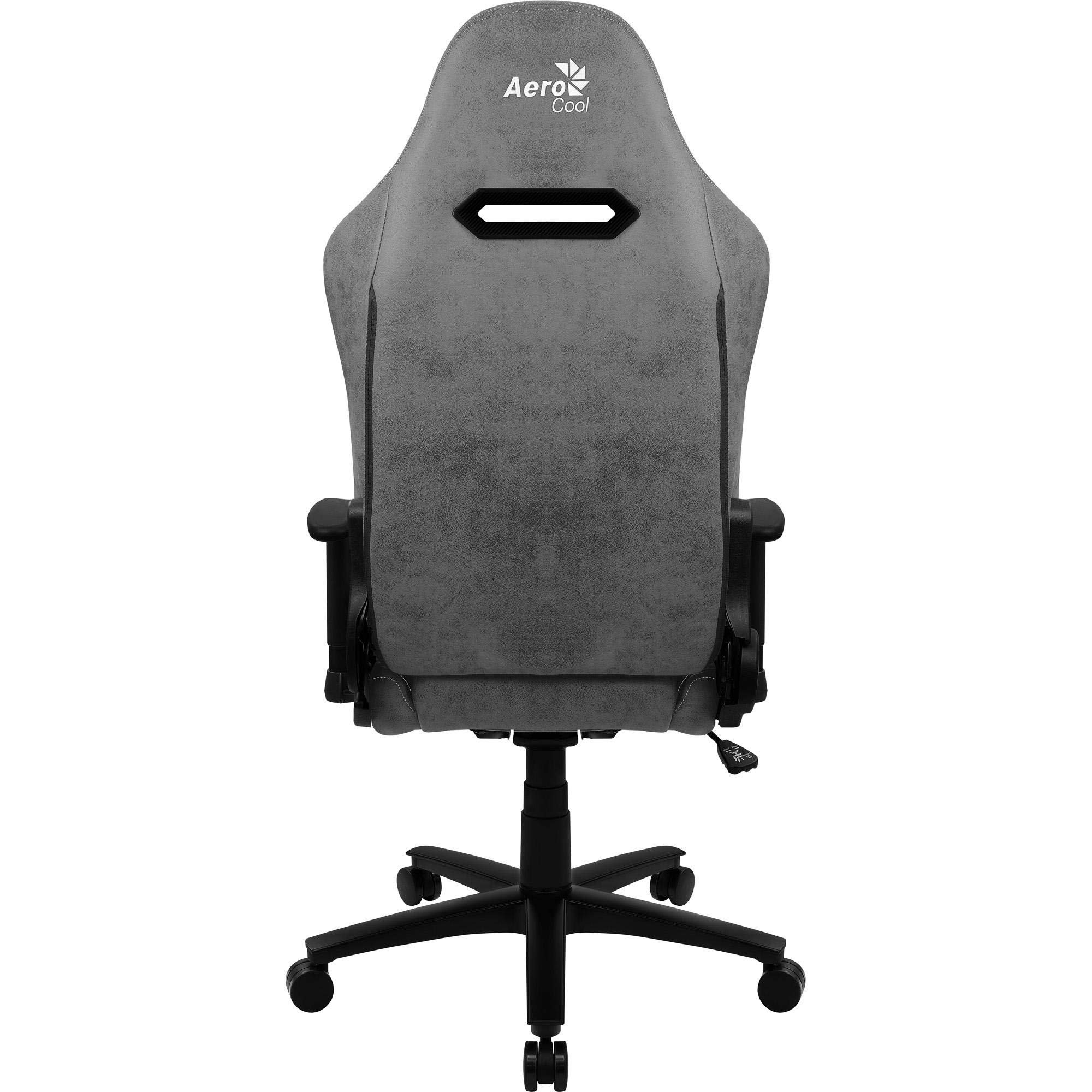 Aerocool DUKE AeroSuede Universal-Gamingstuhl Schwarz, Grau