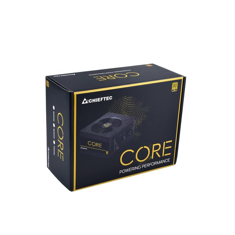 Chieftec Core BBS-600S Netzteil 600 W 24-pin ATX PS/2 Schwarz