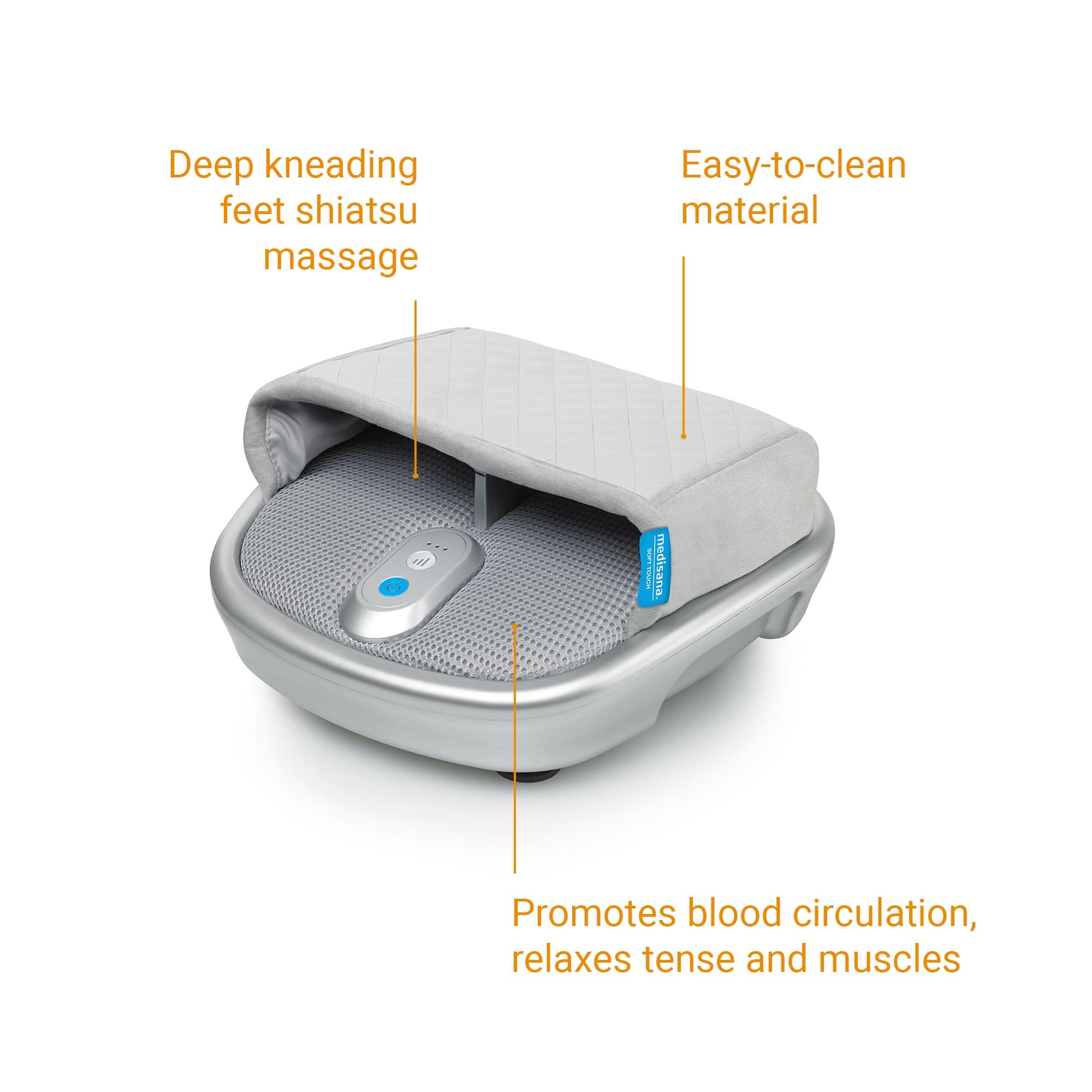 Gel-Fußmassagegerät Medisana FMG 880 (silber)