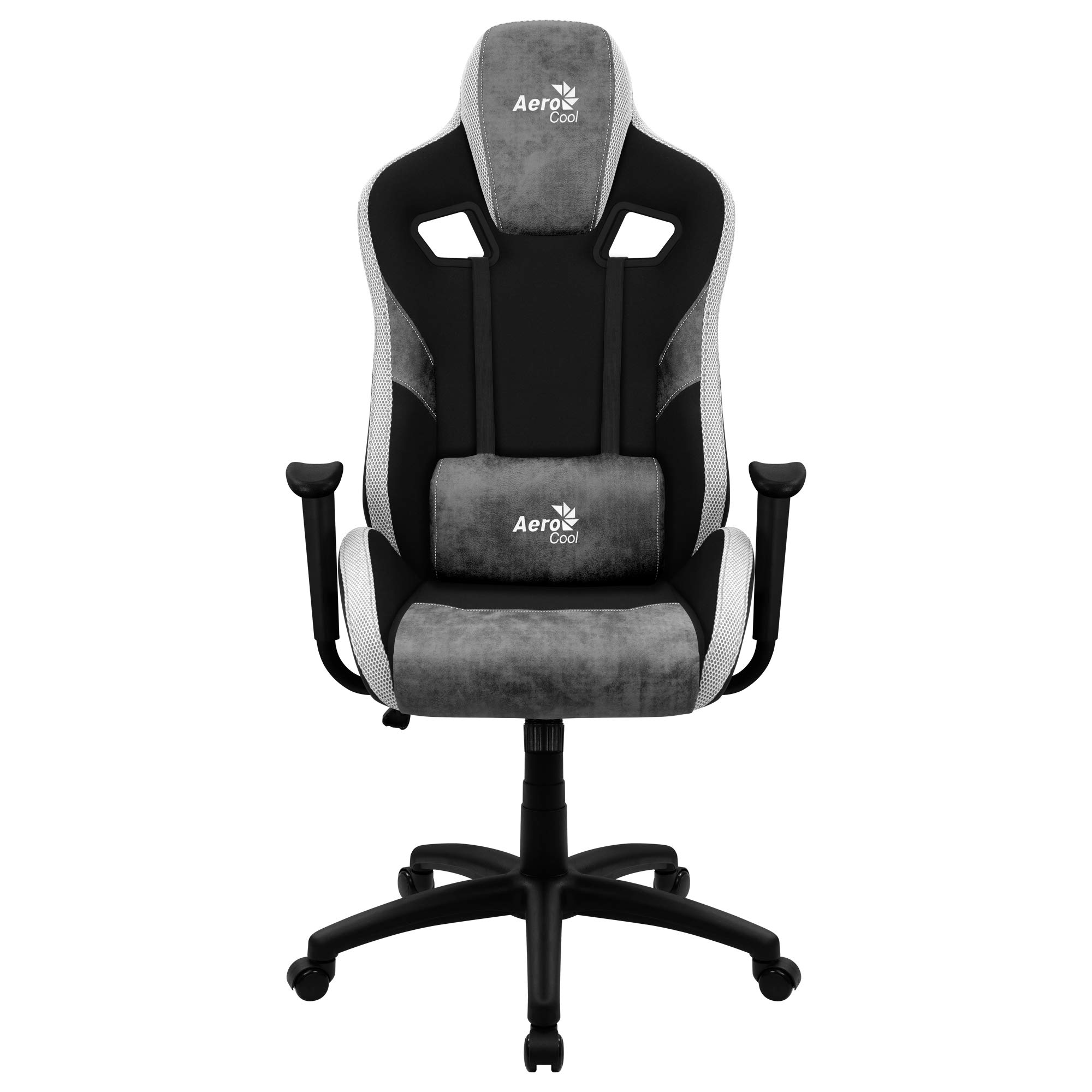 Aerocool COUNT AeroSuede Universal-Gamingstuhl Schwarz  Grau