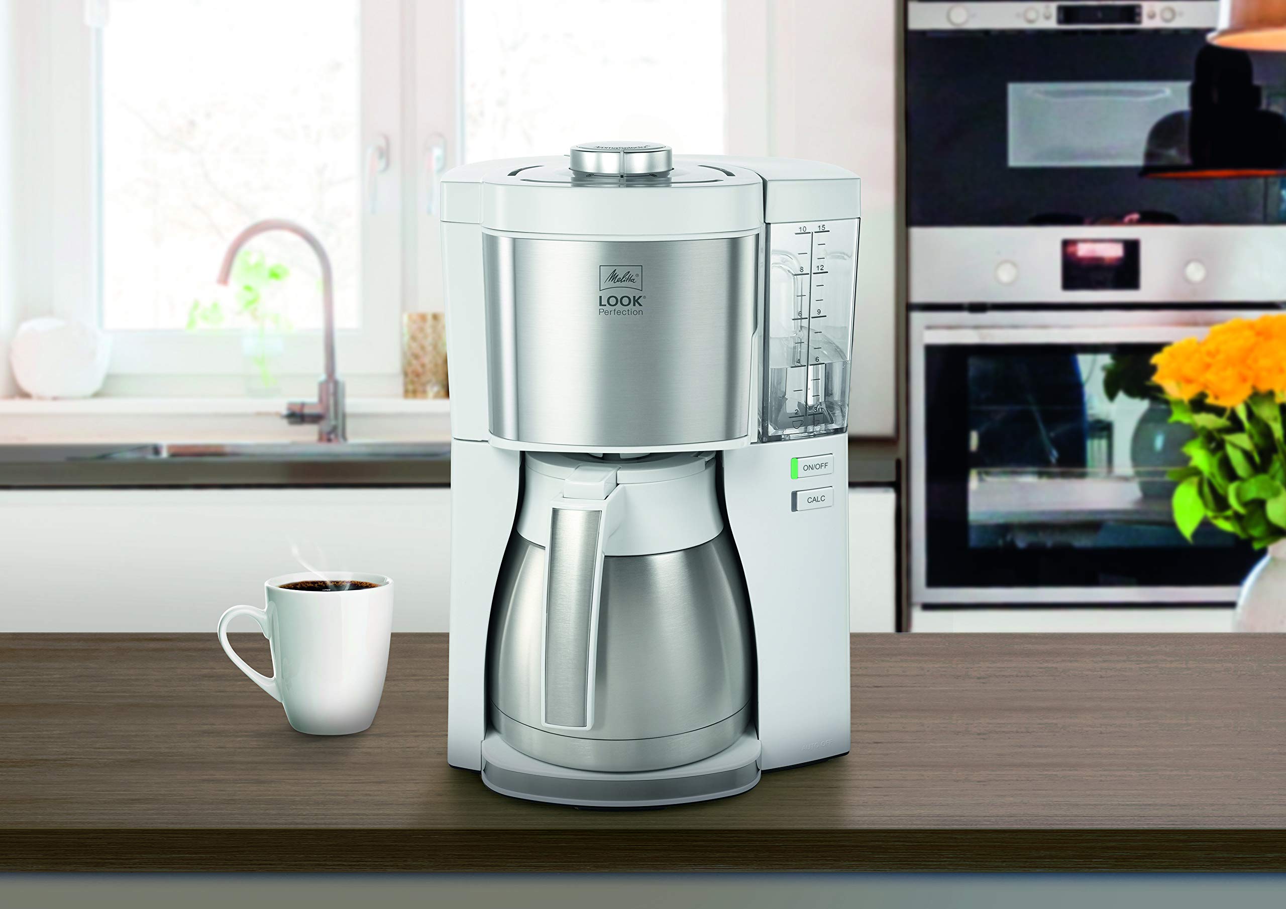 Melitta LOOK V THERM PERFECTION WHITE 1 1080 W Weiß Filterkaffeemaschine