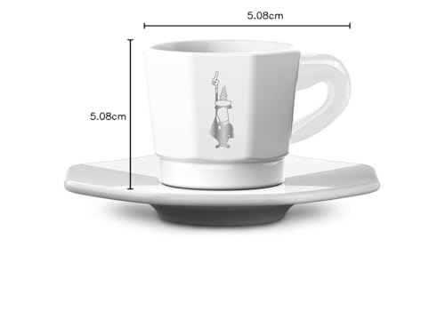 Bialetti RTATZ402 Tasse Weiß Kaffee 4 Stück(e)