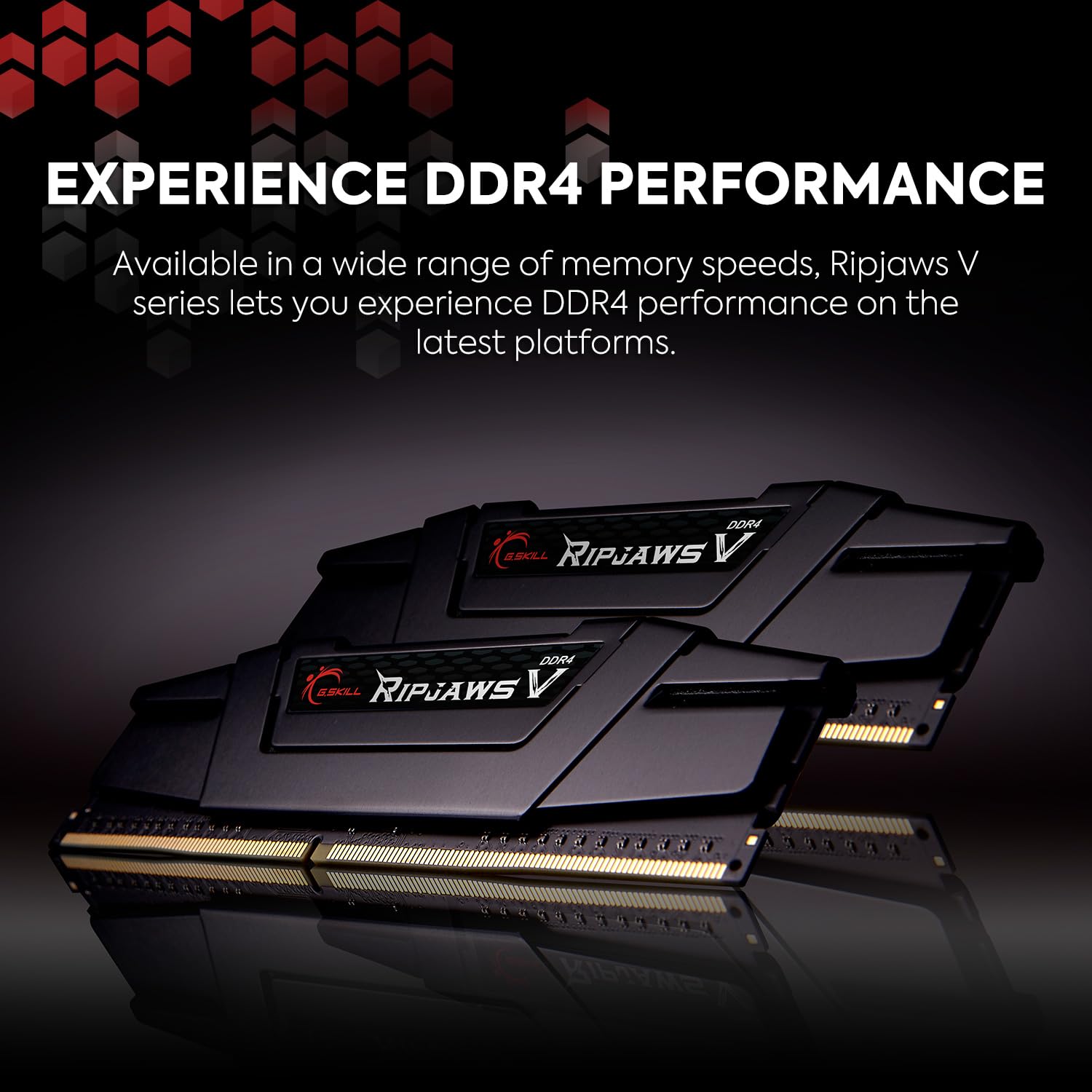 G.SKILL Ripjaws V 32GB DDR4 K2 32GVKC 3600 2x16GB C16   F4-3600C16D-32GVKC