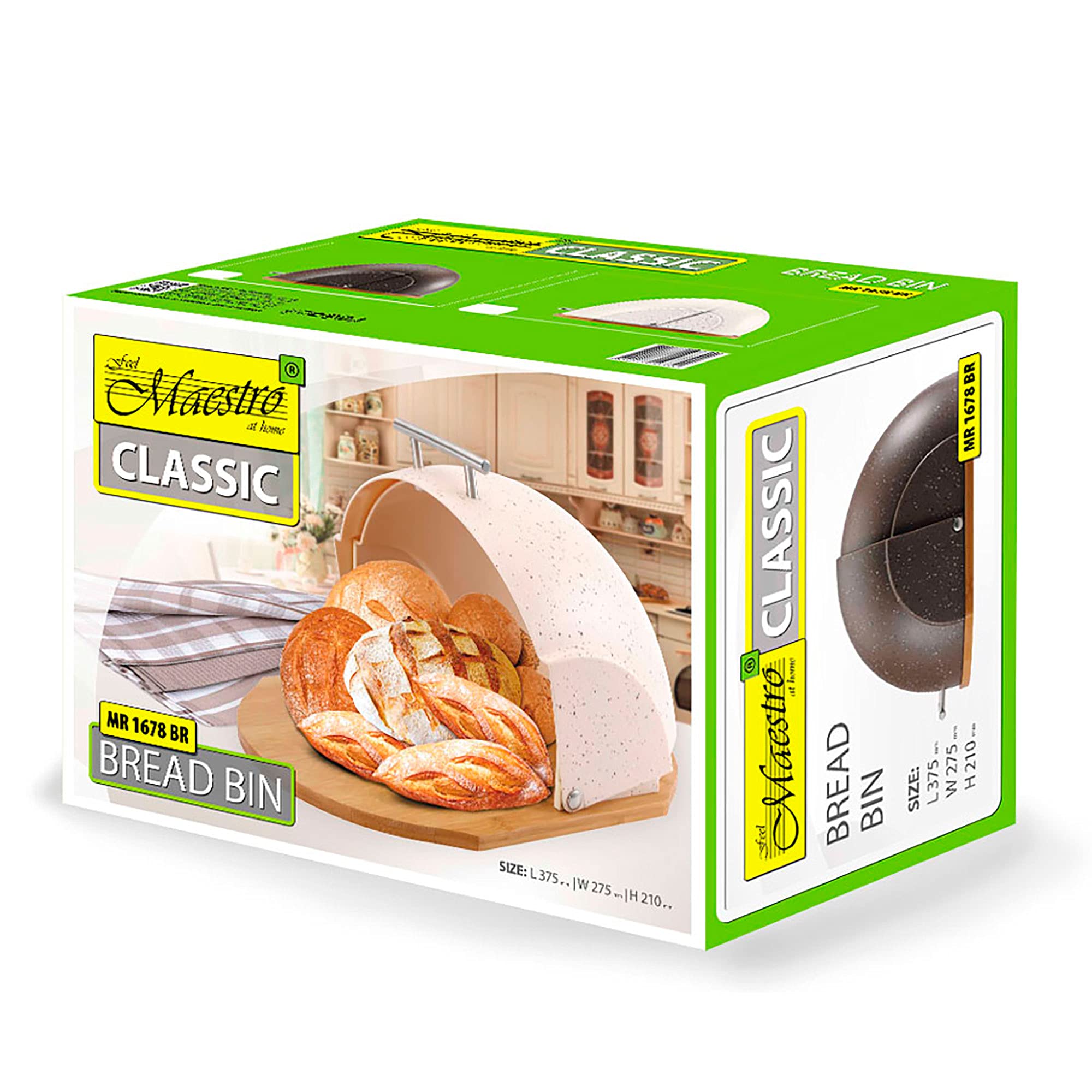 MAESTRO MR-1678-BR-BEIGE beige Brotbeutel