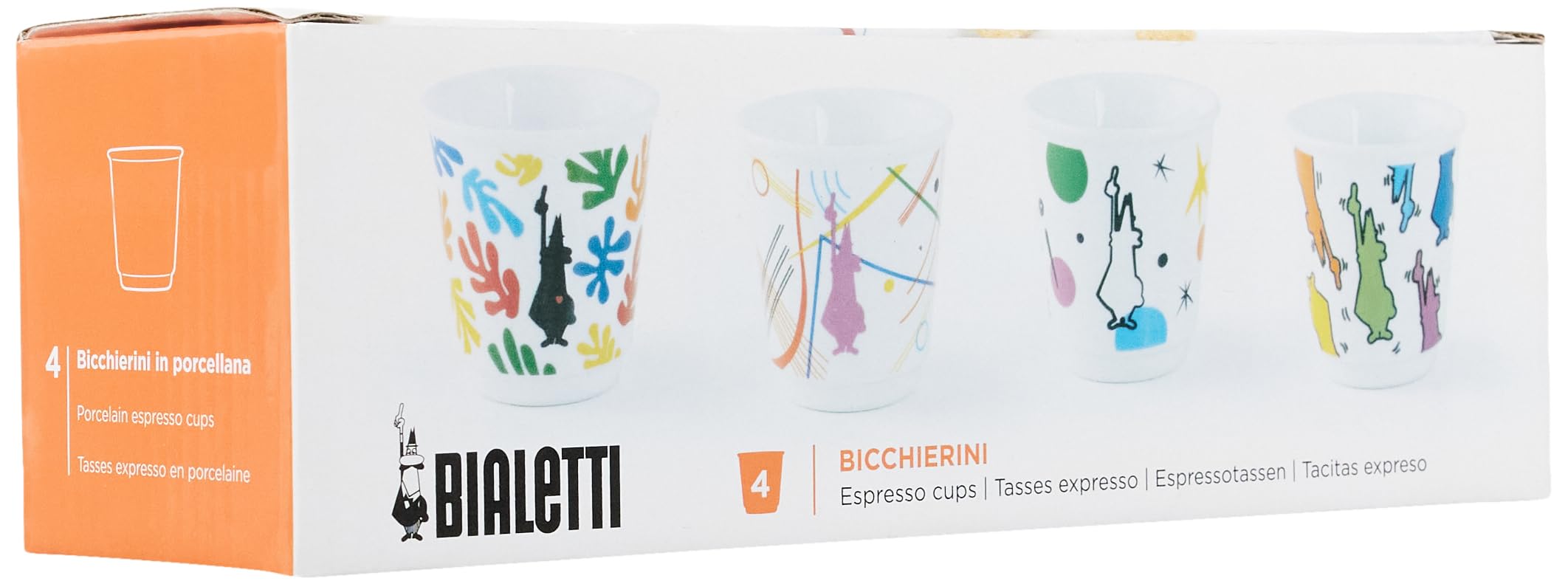 Bialetti Zestaw filiżanek do espresso Arte