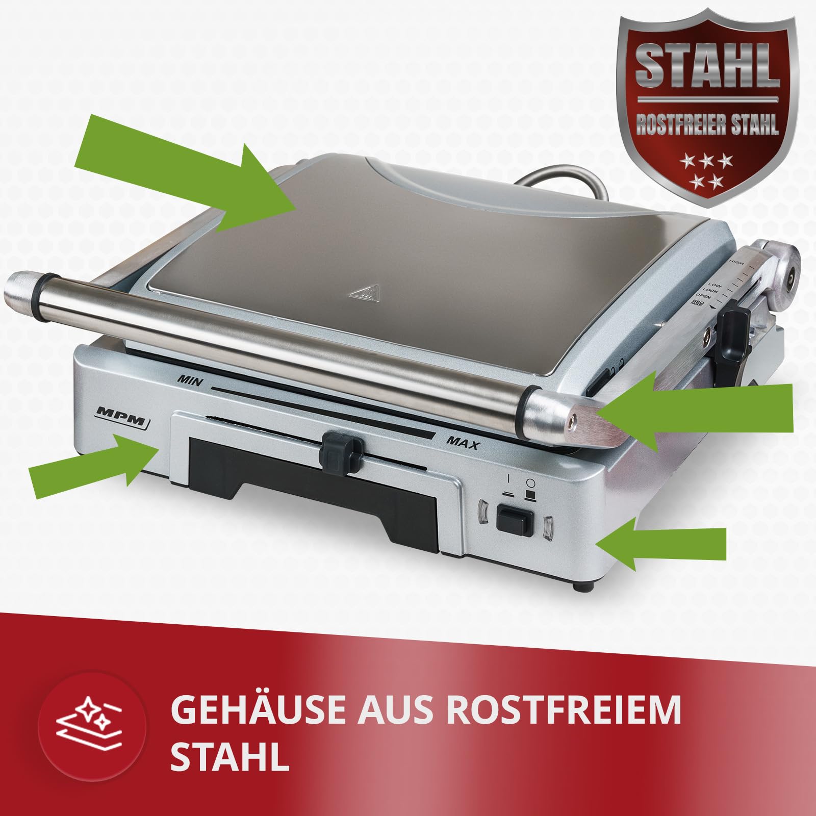 MPM MGR-10M Kontaktgrill