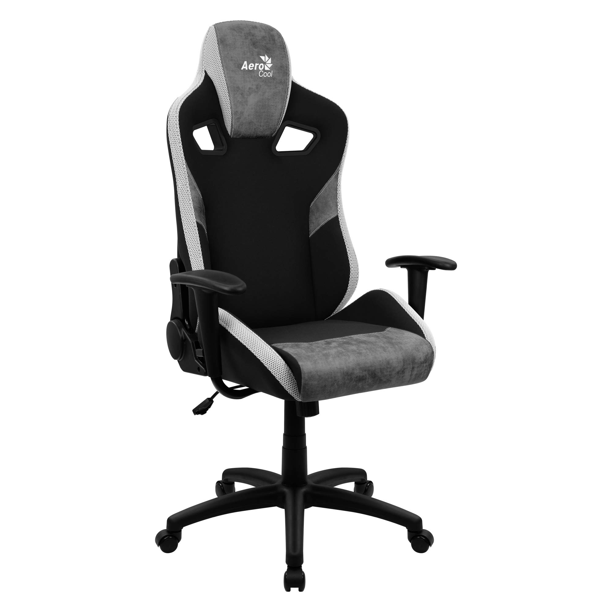 Aerocool COUNT AeroSuede Universal-Gamingstuhl Schwarz  Grau
