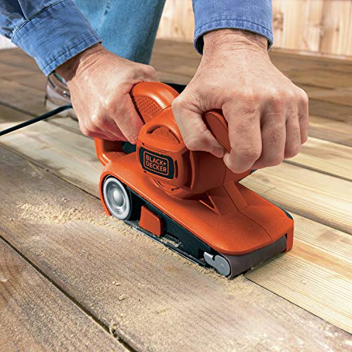 Black & Decker KA86-QS Tragbares Schleifgerät Bandschleifmaschine