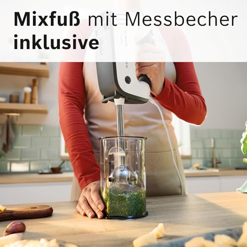 Bosch MFQ37470 Mixer Handmixer 750 W Schwarz  Weiß