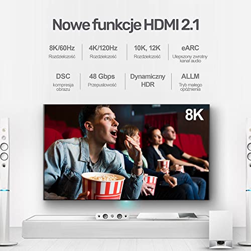 UNITEK C11026DGY HDMI-Kabel 3 m HDMI Typ A (Standard) Schwarz  Grau
