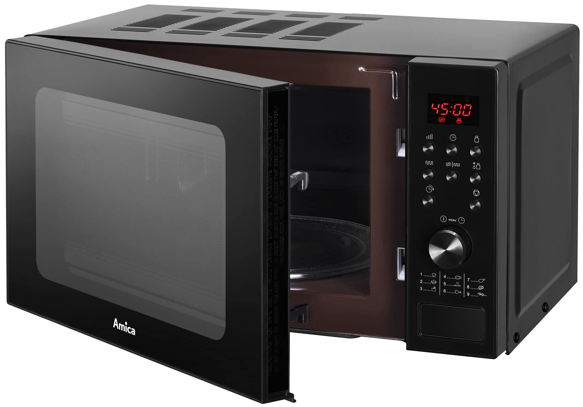 Amica AMGF20E1GB Mikrowelle Arbeitsplatte Grill-Mikrowelle 20 l 700 W Schwarz