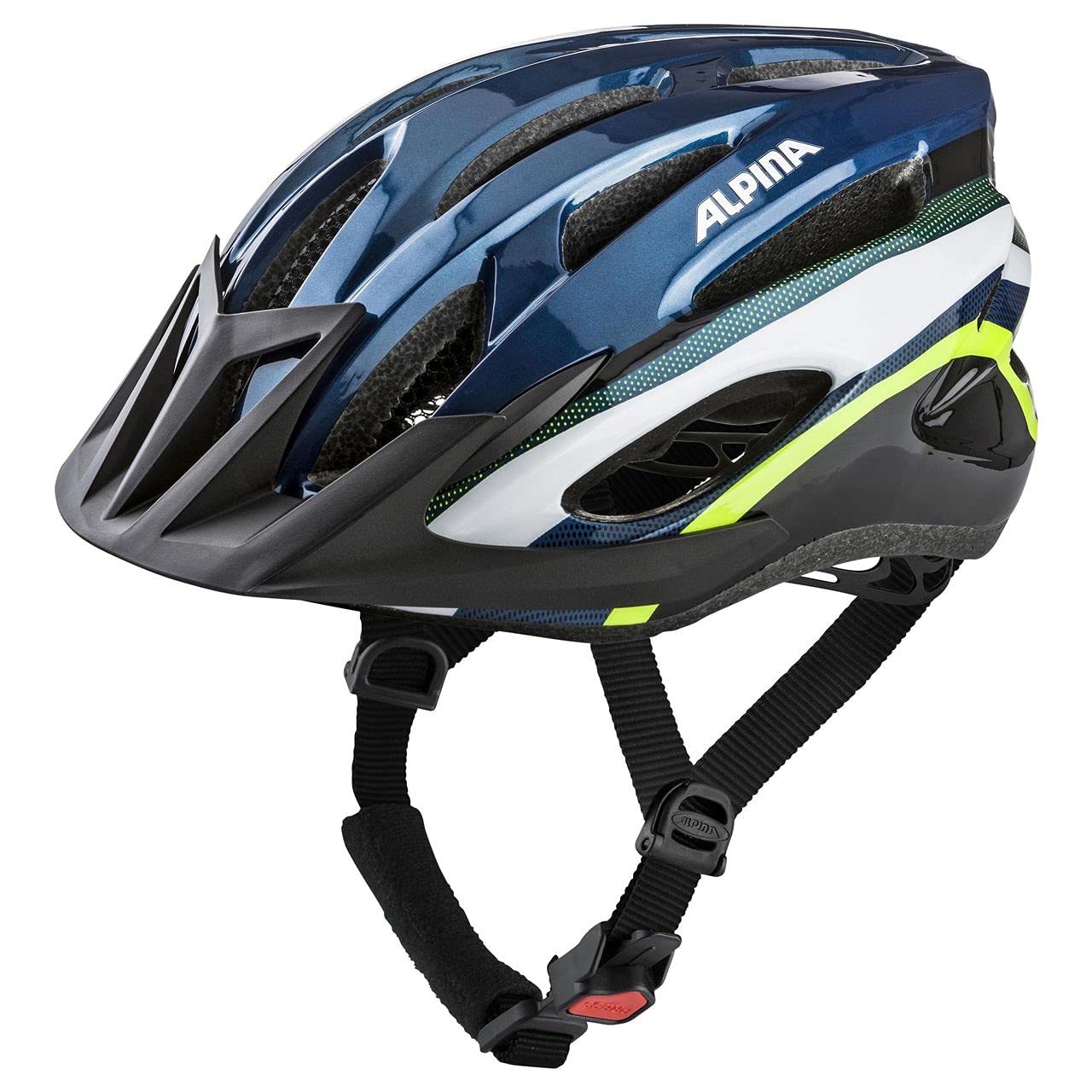 Alpina Sports Unisex – Erwachsene SMU Radhelm 54-58  darkblue-neon