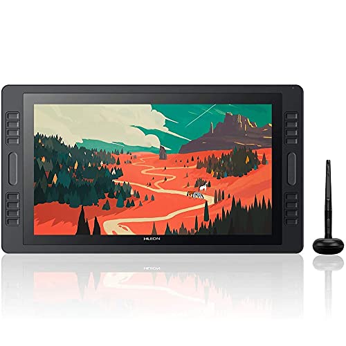 HUION Kamvas Pro 20 Grafiktablett 5080 lpi 434 88 x 238 68 mm USB Schwarz