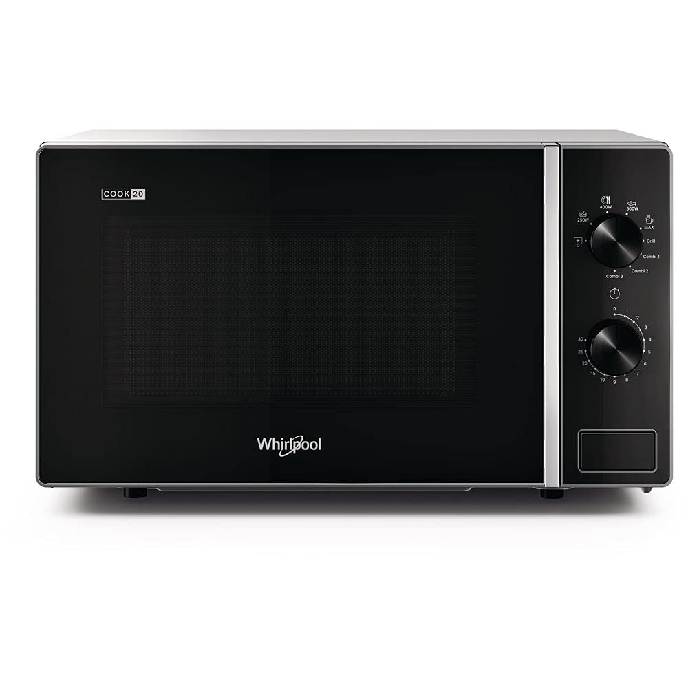 Whirlpool Cook20 MWP 103 SB Arbeitsplatte Grill-Mikrowelle 20 l 700 W Schwarz  Silber