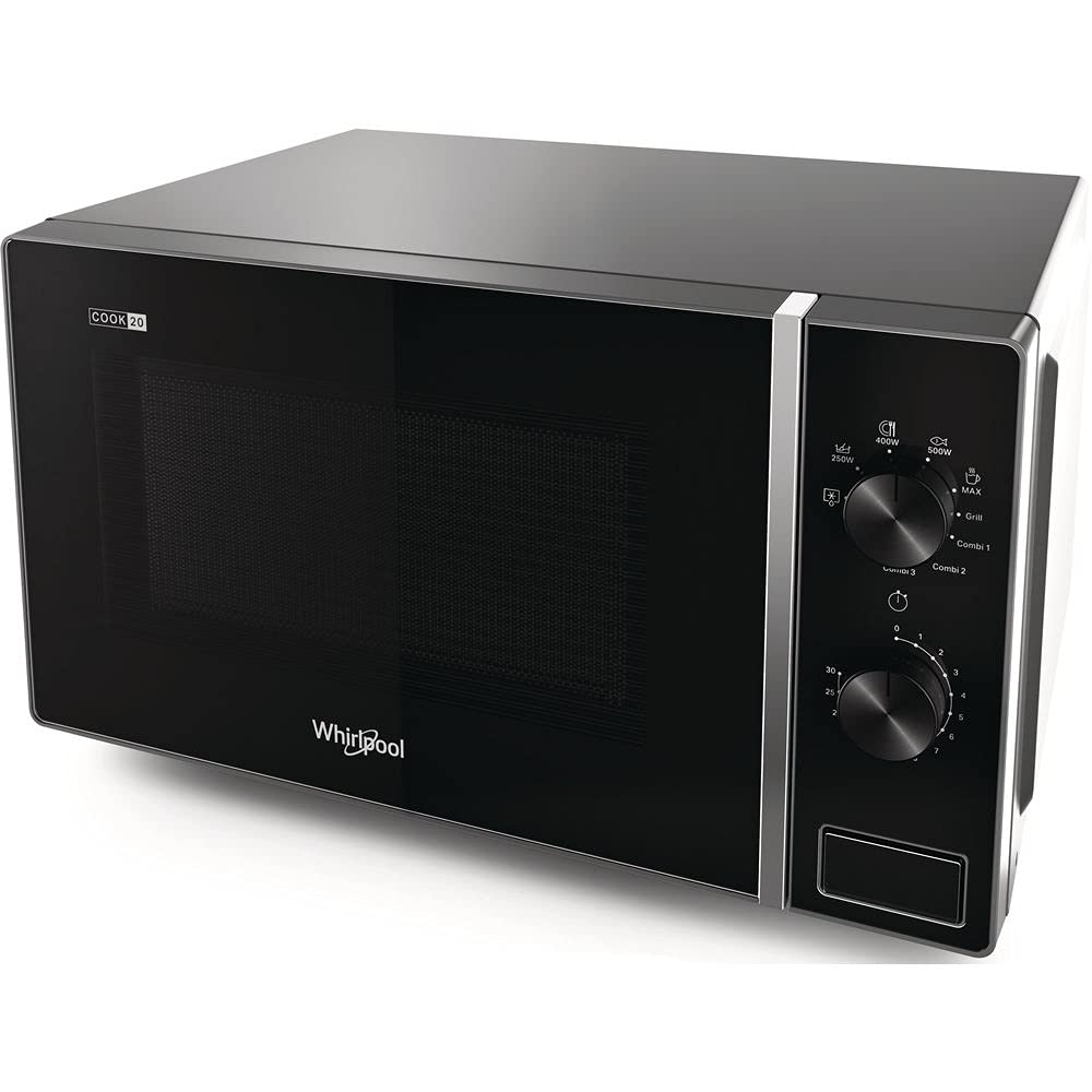 Whirlpool Cook20 MWP 103 SB Arbeitsplatte Grill-Mikrowelle 20 l 700 W Schwarz  Silber