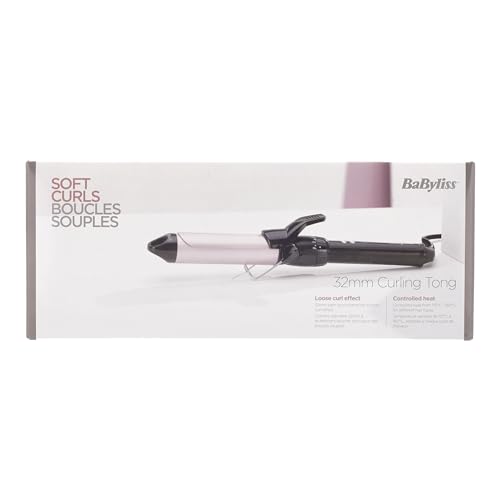 BaByliss Pro 180  C332E   Sublim’Touch 32 mm Lockenstab Warm Schwarz  Pink 1 8 m