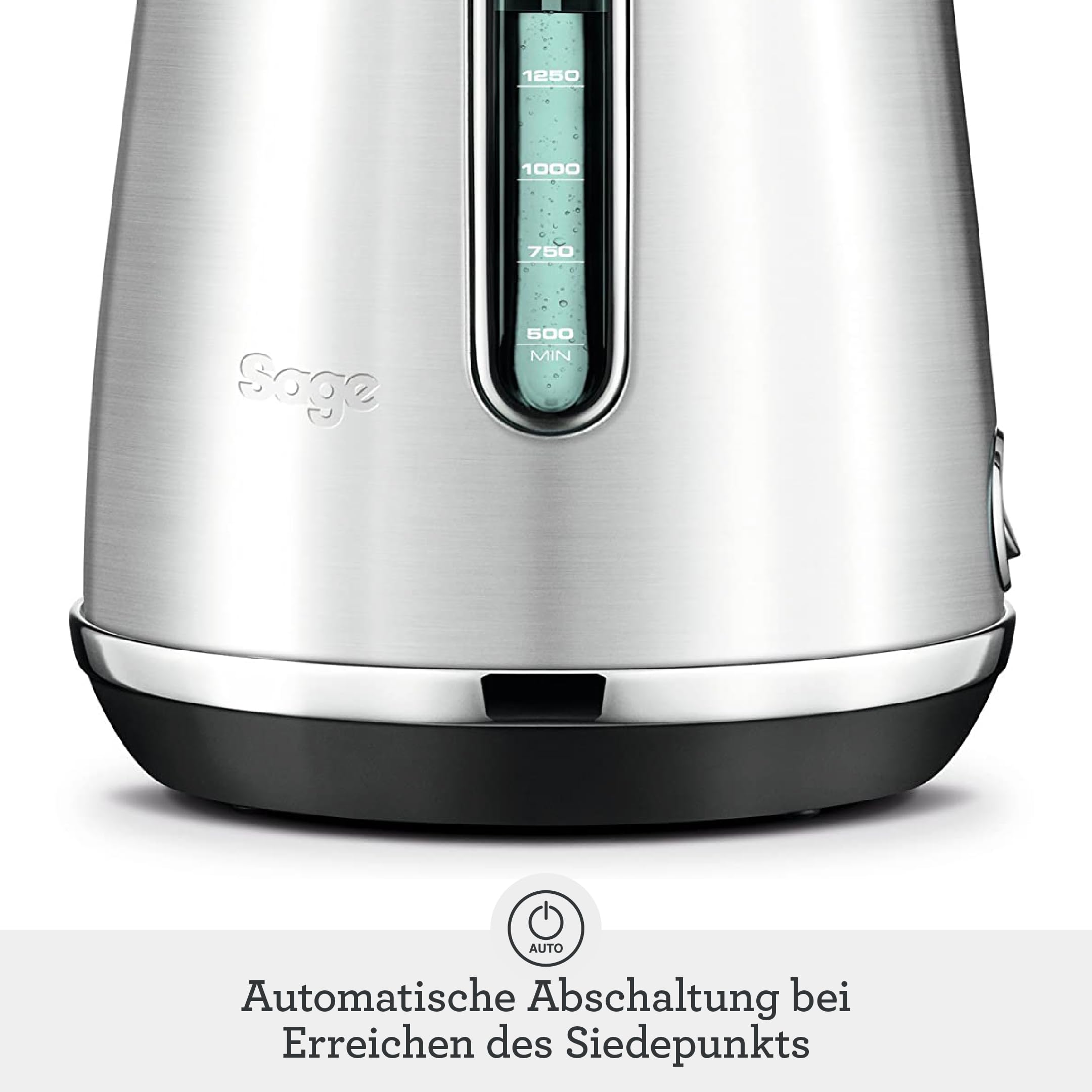 Sage the Soft Top Luxe Wasserkocher 1 7 l 2400 W Schwarz