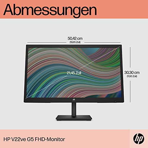 HP V22ve G5 Computerbildschirm 54 6 cm (21.5 ) 1920 x 1080 Pixel Full HD LCD Schwarz