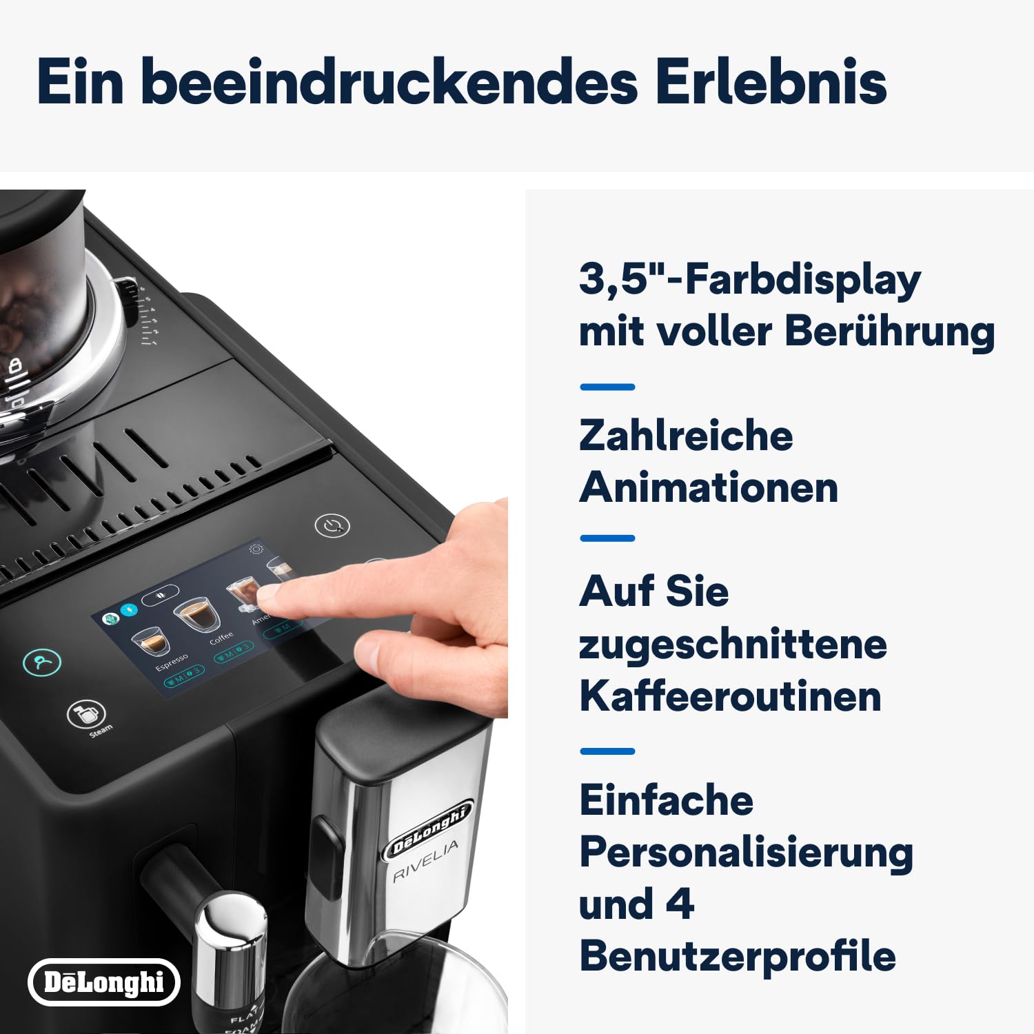 De’Longhi Rivelia EXAM440.35.B Vollautomatisch Espressomaschine 1 4 l