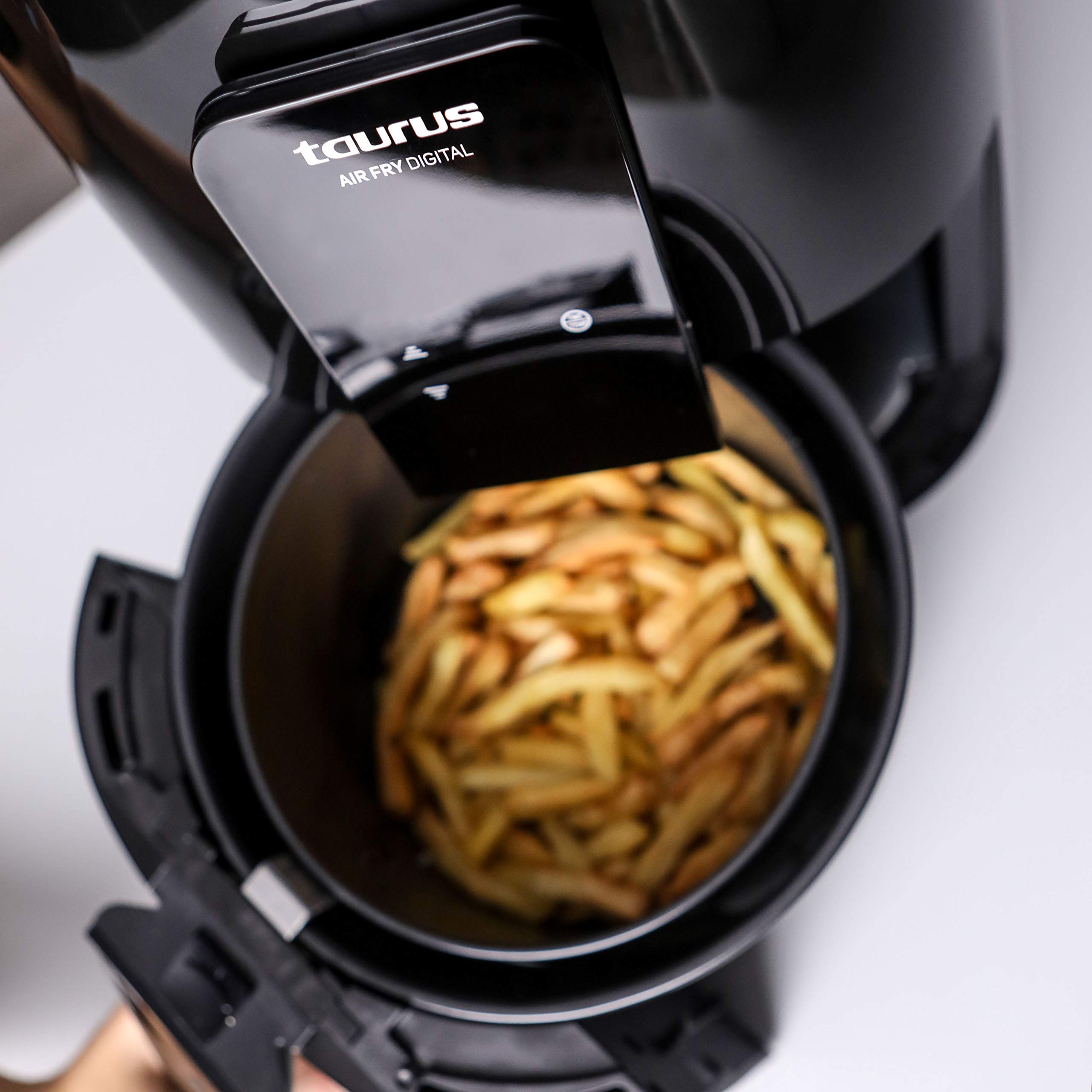 Taurus Air Fry Digital Einzelbild 3 5 l Eigenständig 1300 W Heißluftfritteuse Schwarz
