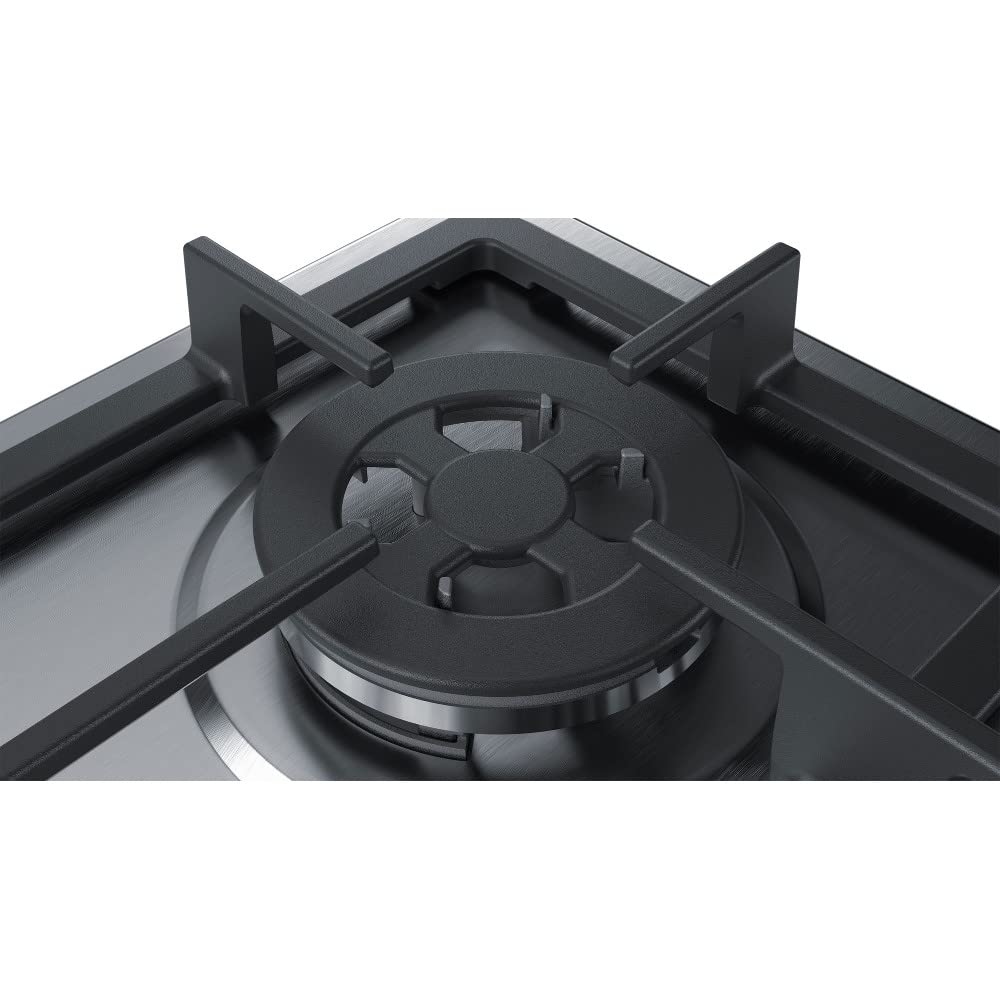 Bosch Serie 4 PGH6B5B90 Kochfeld Edelstahl Integriert 60 cm Gaskochfeld 4 Zone(n)