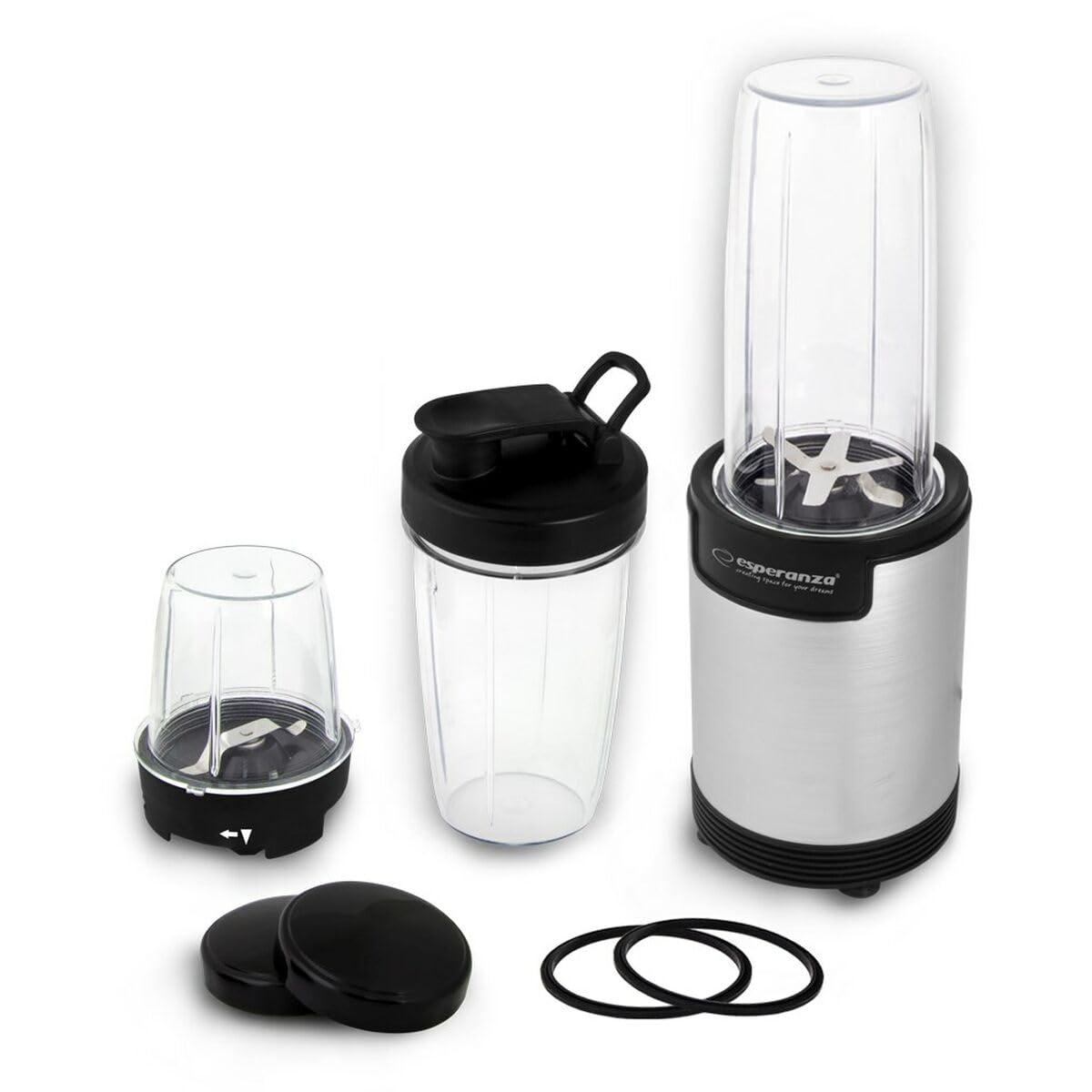 Esperanza EKM030 Nutri Mixer / Personal Blender 9in1 900W Silber