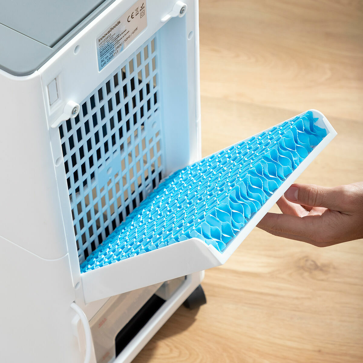 Multifunktionaler tragbarer Verdampfungskühler Airvecove InnovaGoods 65 W Weiß 5 L Neu A