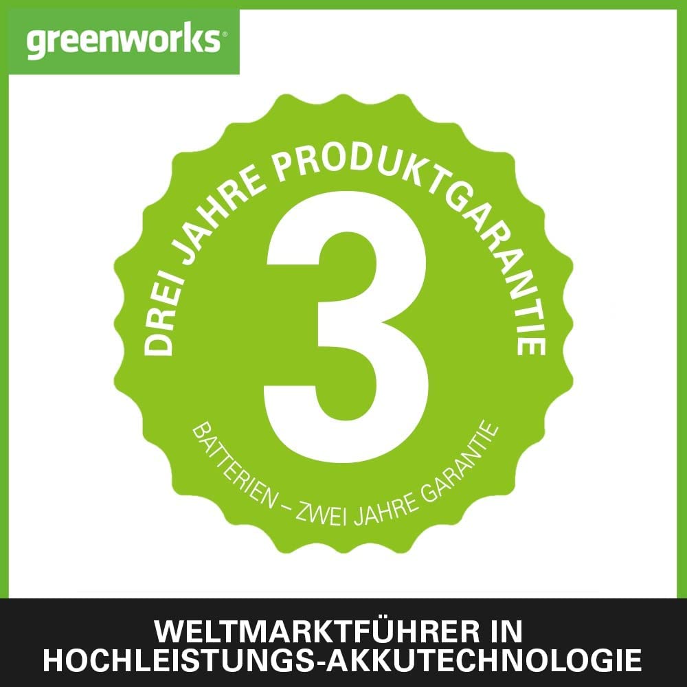 24V Hochdruckreiniger GREENWORKS G24PWK4 - Ladegerät + 4Ah Akkupack - 5105307UB