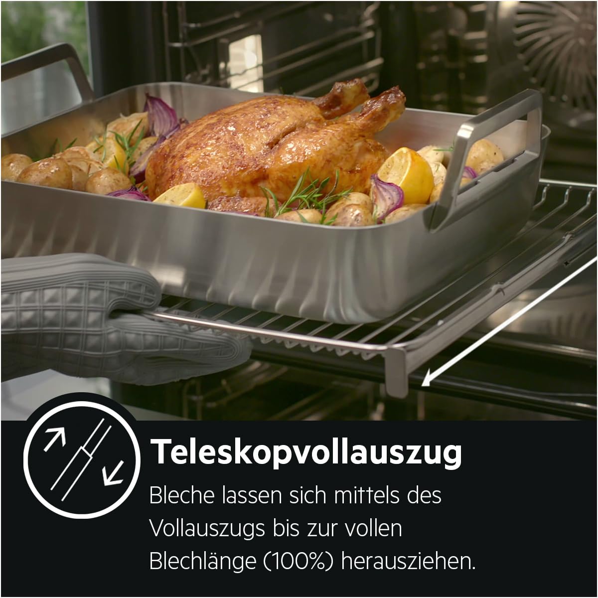 Electrolux TR1LFAV Ofenteil & Zubehör Grau