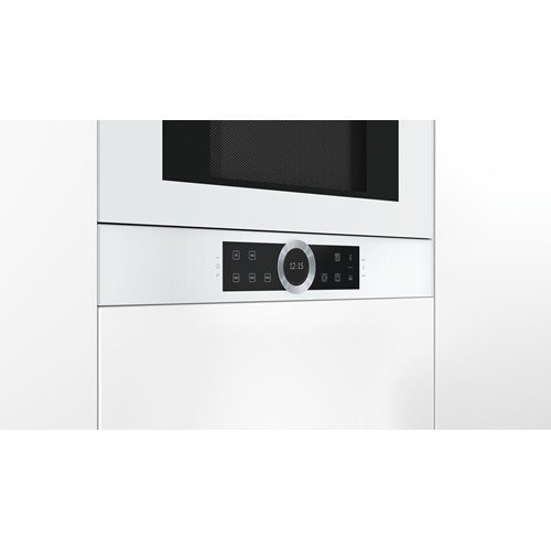 Bosch Serie 8 BFR634GW1 Mikrowelle Integriert Solo-Mikrowelle 21 l 900 W Weiß