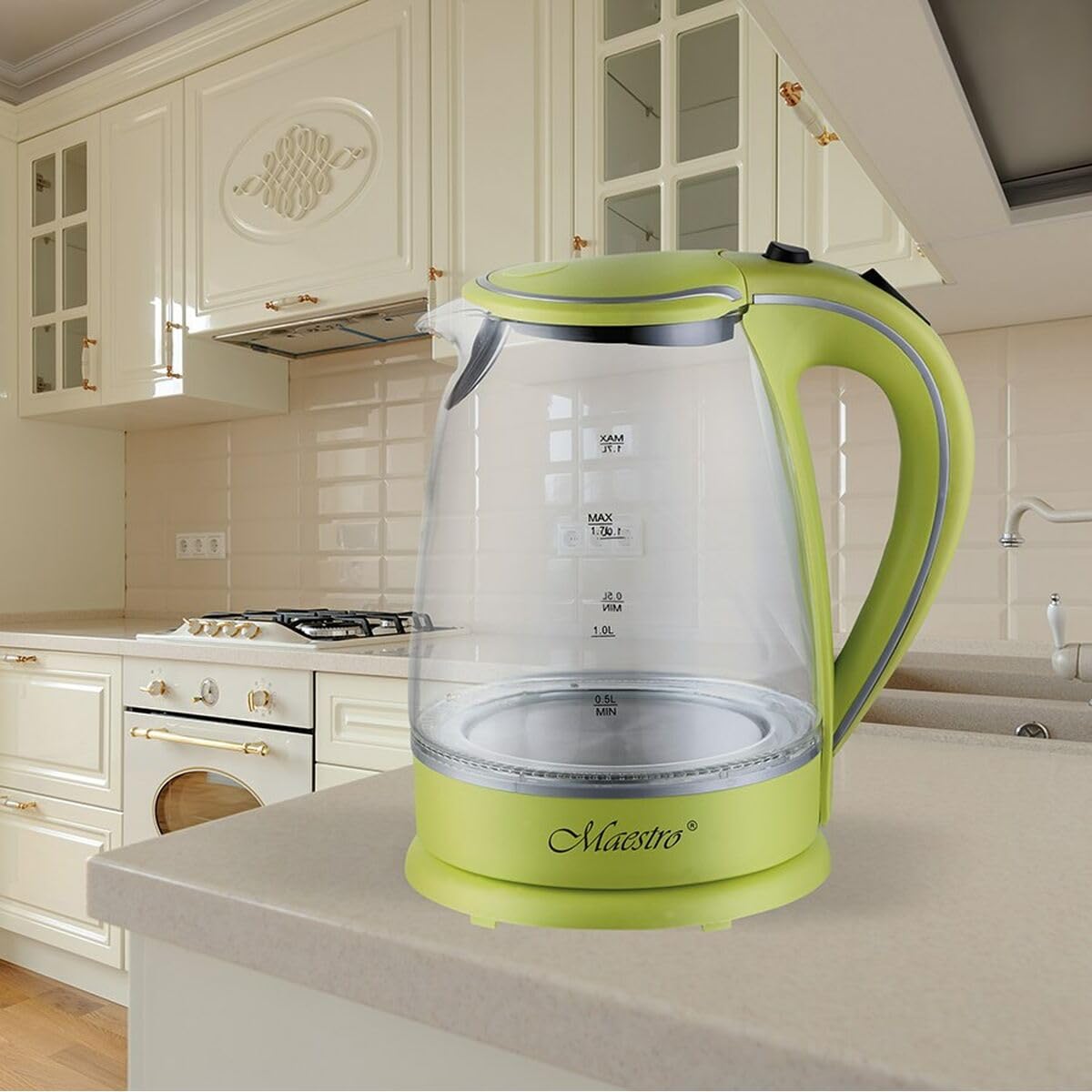 MAESTRO MR-064-GREEN elektrischer Wasserkocher