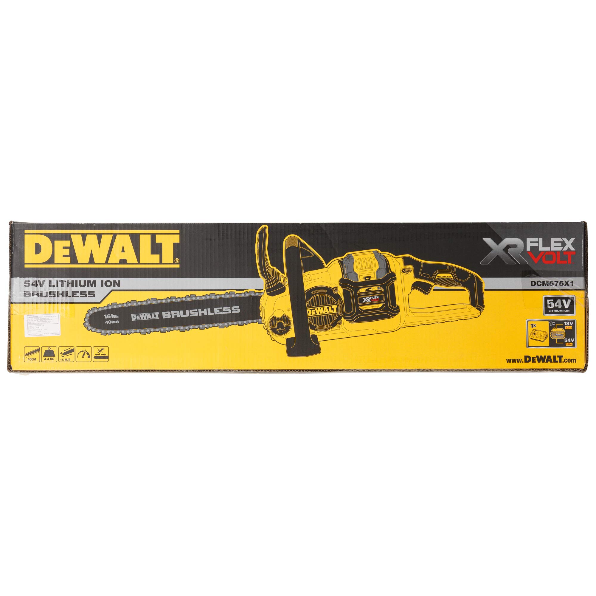 DeWALT DCM575X1-QW Schwarz  Gelb