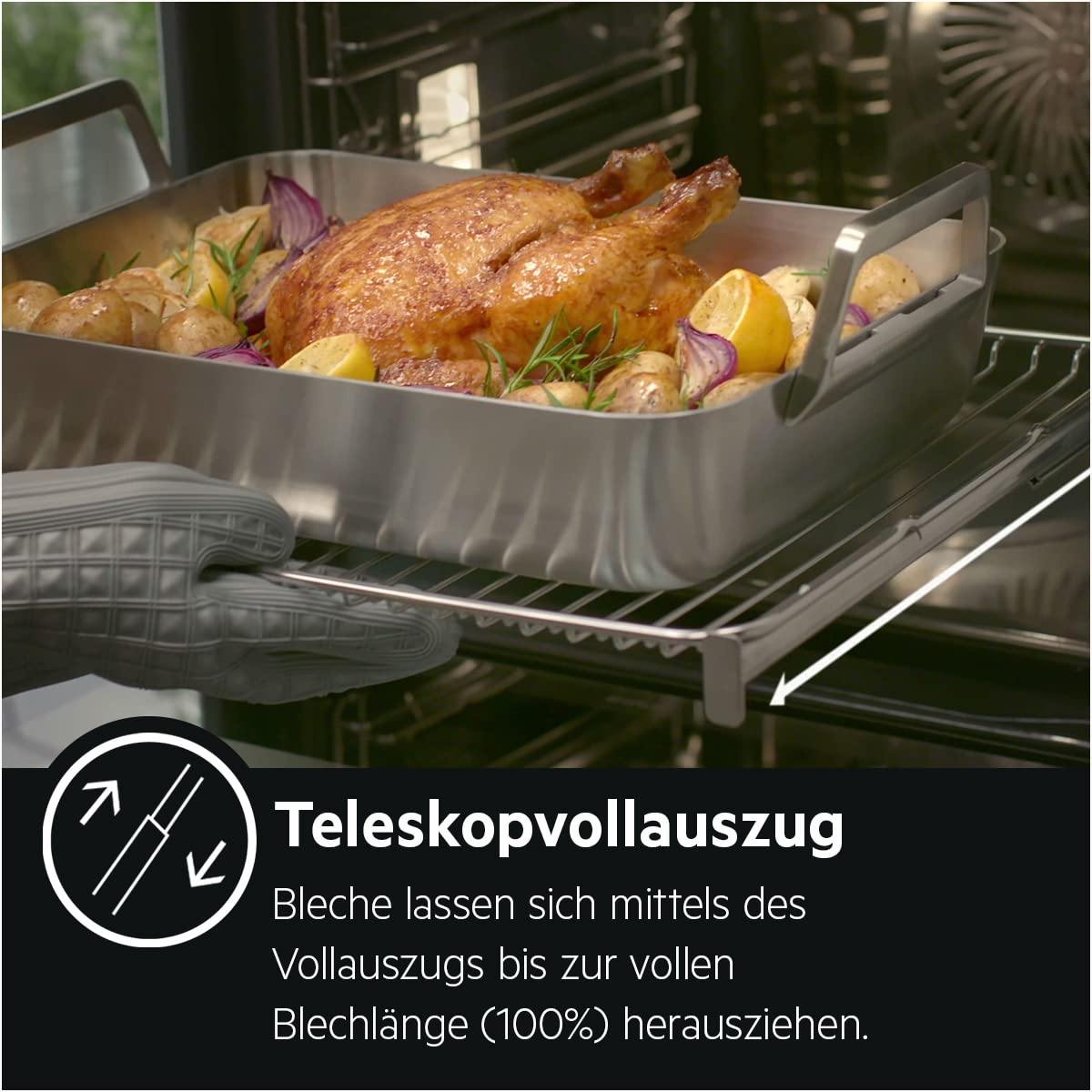 ELECTROLUX TR2LFV - Teleskop-Backofenschiebersatz  2 Ebenen