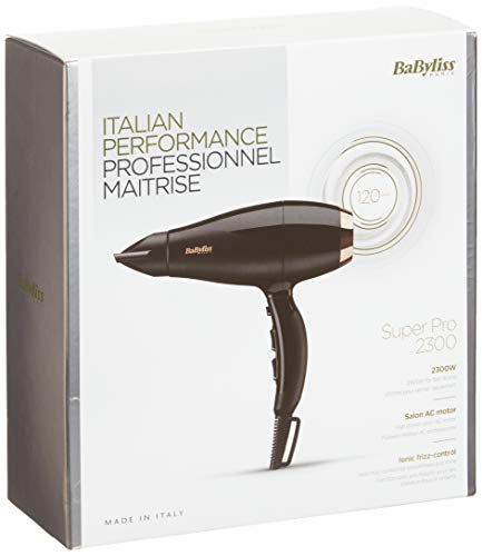 BaByliss Super Pro 2300 2300 W Schwarz  Gold