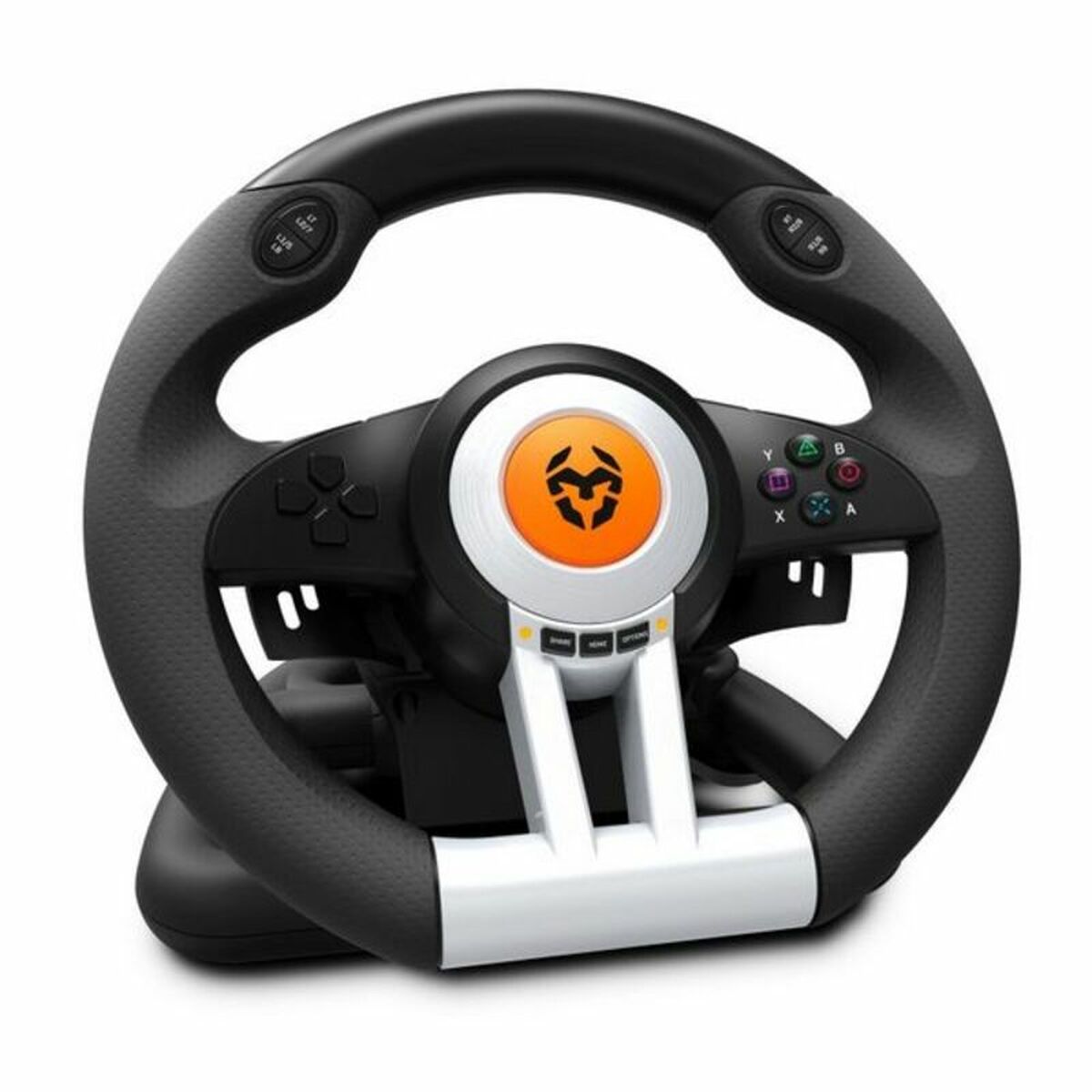 Racing Lenkrad Krom NXKROMKWHL USB Schwarz Neu A