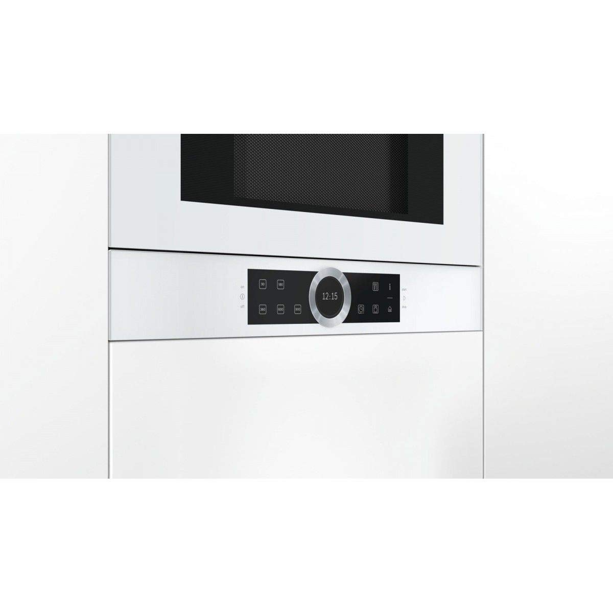 Bosch Serie 8 BFL634GW1 Mikrowelle Integriert Solo-Mikrowelle 21 l 900 W Weiß