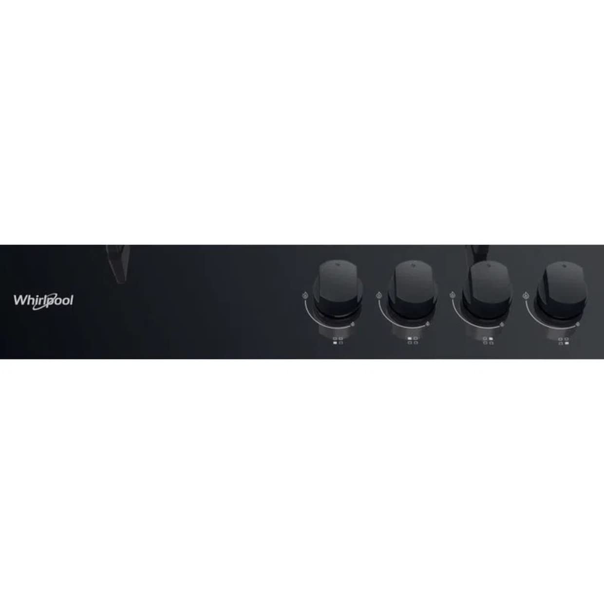 Whirlpool AKT 616/NB Kochfeld Schwarz Integriert 60 cm Gaskochfeld 4 Zone(n)