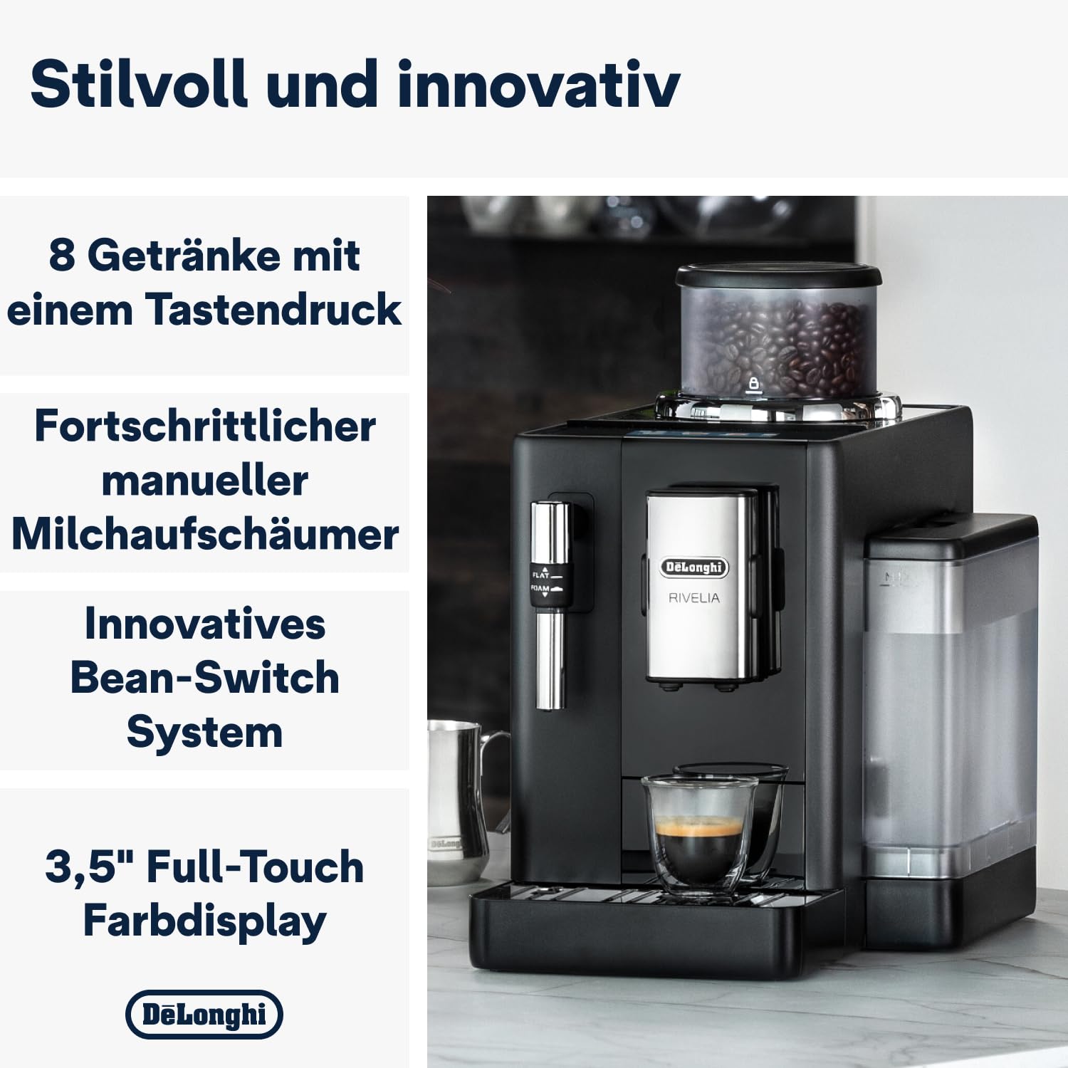 De’Longhi Rivelia EXAM440.35.B Vollautomatisch Espressomaschine 1 4 l