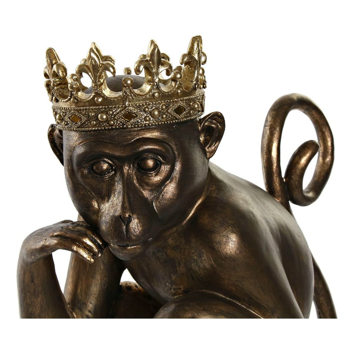 Deko-Figur DKD Home Decor MONKEY Gold Harz Neu A